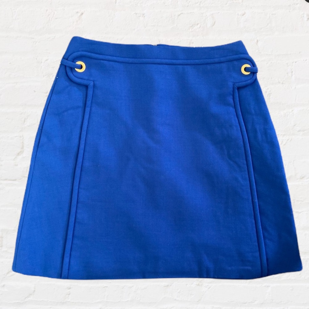 🆕 Tory Burch Royal blue subtle a-line skirt